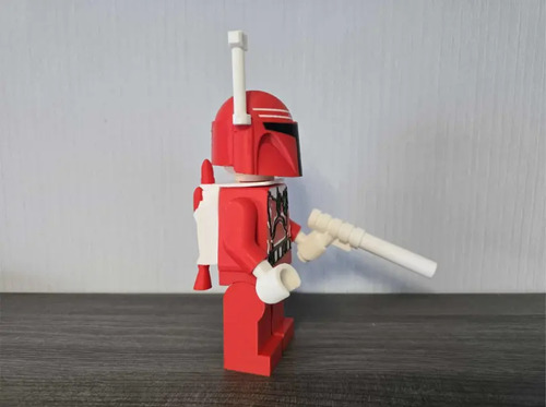 Mandalorian Edición Roja De Navidad - Figura Navideña - Foto 2