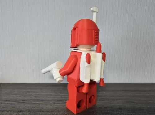 Mandalorian Edición Roja De Navidad - Figura Navideña - Foto 3