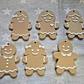 Adornos Para Árbol De Navidad Galletas De Jengibre - Pack 6 - Miniatura 1