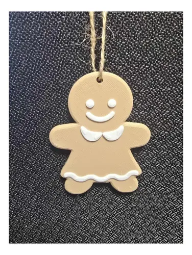 Adornos Para Árbol De Navidad Galletas De Jengibre - Pack 6 - Foto 3