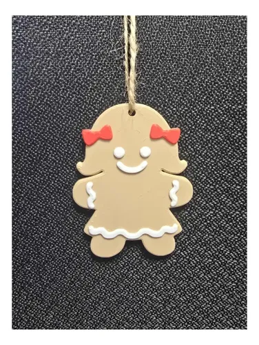 Adornos Para Árbol De Navidad Galletas De Jengibre - Pack 6 - Foto 4