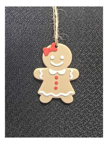 Adornos Para Árbol De Navidad Galletas De Jengibre - Pack 6 - Foto 5