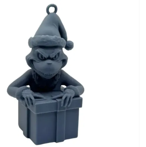 Adornos Para Árbol De Navidad- Grinch Con Regalo