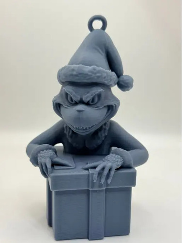 Adornos Para Árbol De Navidad- Grinch Con Regalo - Foto 4