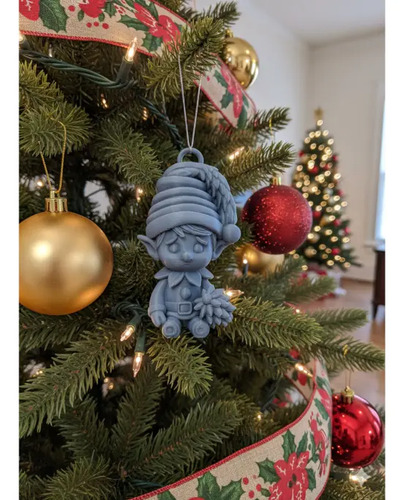 Adorno Para Árbol De Navidad- Elfo Triste - Foto 4