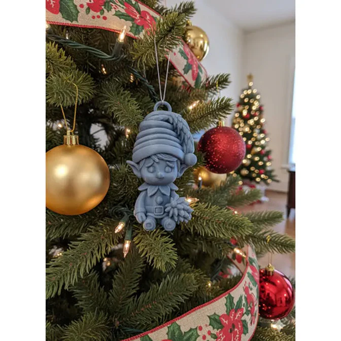 Adorno Para Árbol De Navidad- Elfo Triste 4
