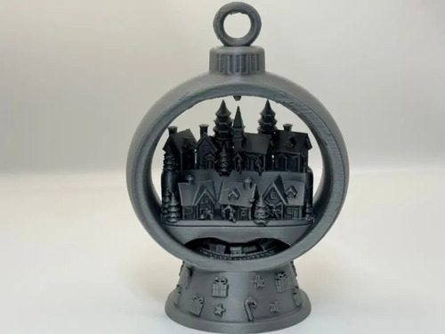 Adorno Para El Árbol De Navidad- Pueblo Nevado