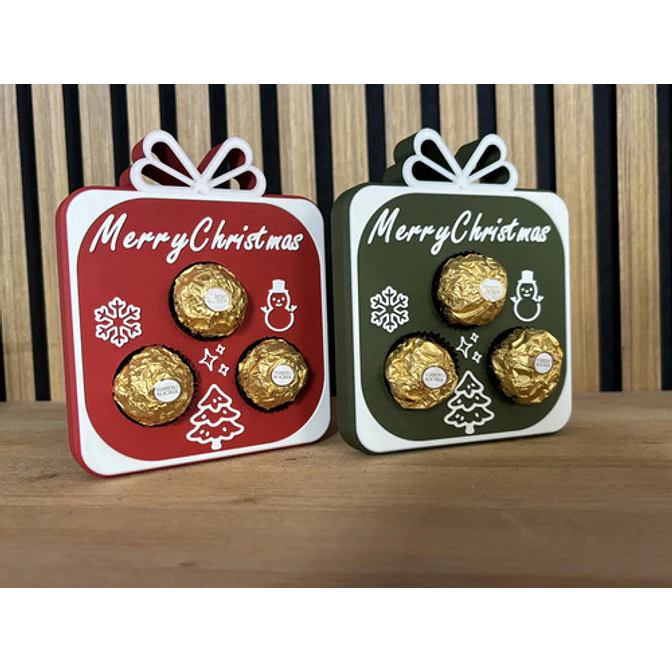 (pack 2) Caja Decorativa - Regalo Navidad 3