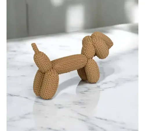 Figura Decoración- Perro Salchicha De Globo Tejido - Foto 2