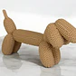 Figura Decoración- Perro Salchicha De Globo Tejido - Miniatura 3
