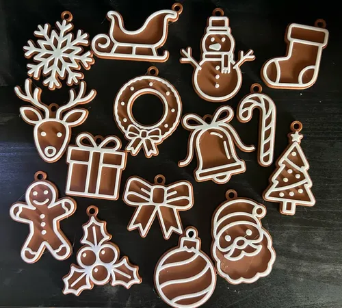 Adornos Navideños - Figuras De Jengibre (pack 15 Un) - Foto 2