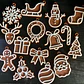 Adornos Navideños - Figuras De Jengibre (pack 15 Un) - Miniatura 2