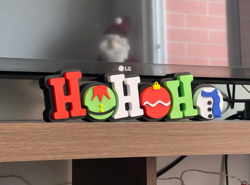 Adornos - Letreros Navideños Ho Ho Ho - Foto 3