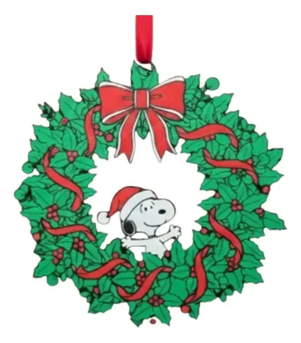 Decoración - Corona De Navidad Estilo Snoopy - Foto 2