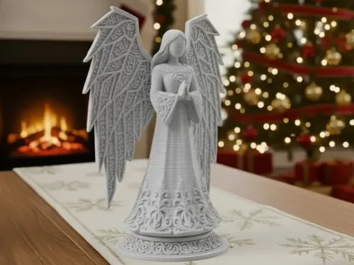 Ángel De Navidad Elegante - Figura Navideña - Foto 2