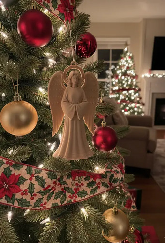 Adorno Para El Árbol De Navidad- Ángel Clásico - Foto 2