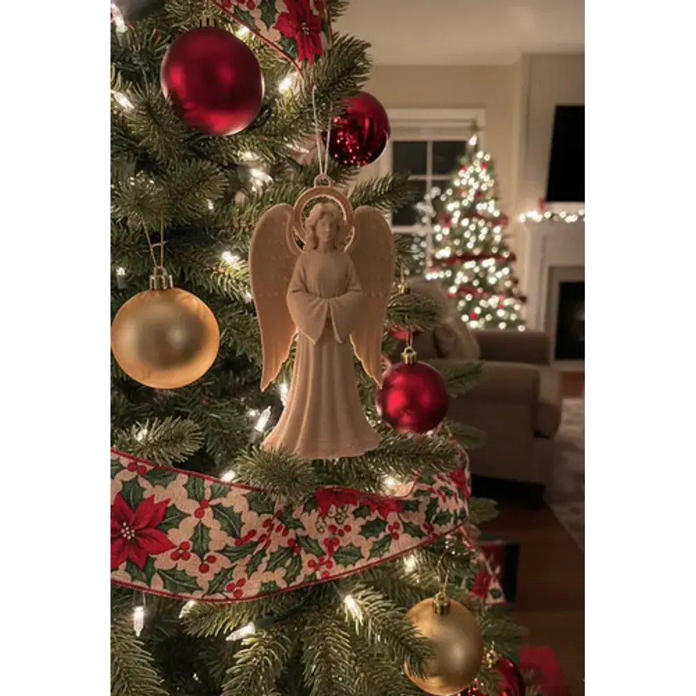 Adorno Para El Árbol De Navidad- Ángel Clásico 2