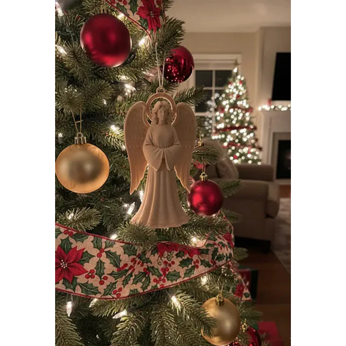Adorno Para El Árbol De Navidad- Ángel Clásico 2