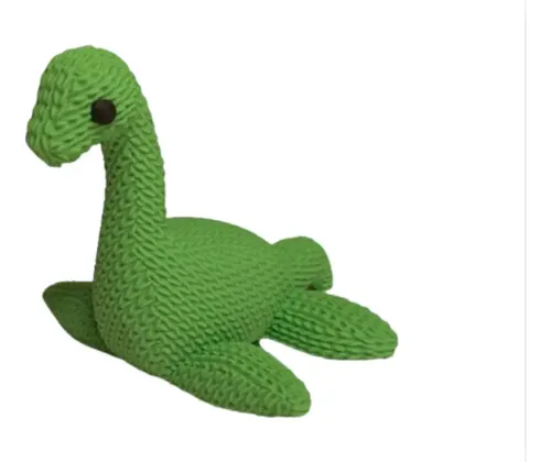 Figura Decoración- Monstruo Del Lago Ness Tejido