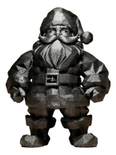 Figura Papa Noel Geométrico - Navidad