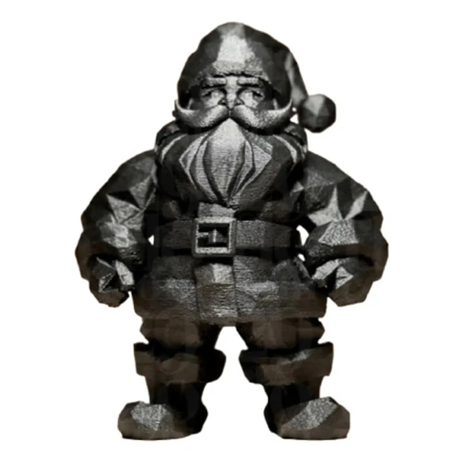 Figura Papa Noel Geométrico - Navidad 1