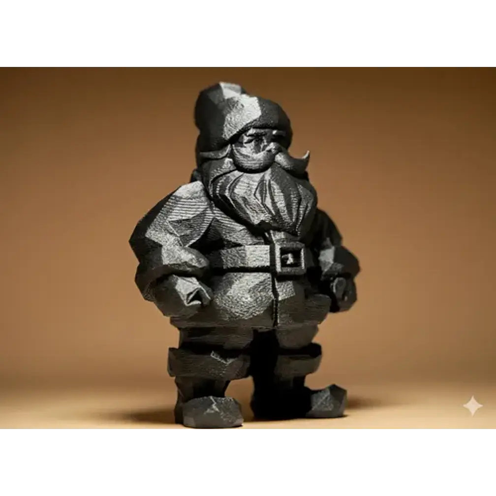 Figura Papa Noel Geométrico - Navidad 2