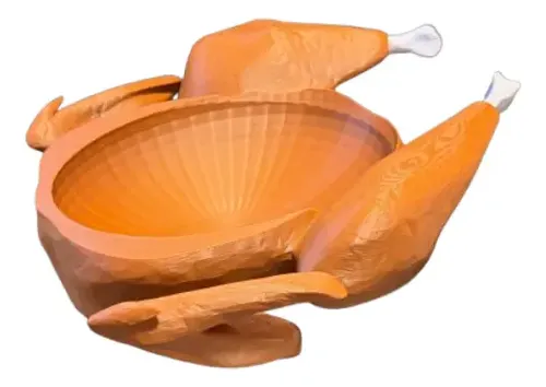 Recipiente En Forma De Pavo