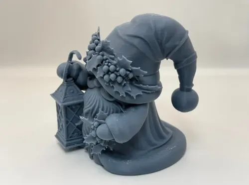 Adorno Navideño- Gnomo De Navidad Con Linterna - Foto 2