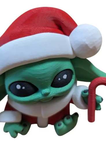 Figura Navideña - Bady Yoda Christmas