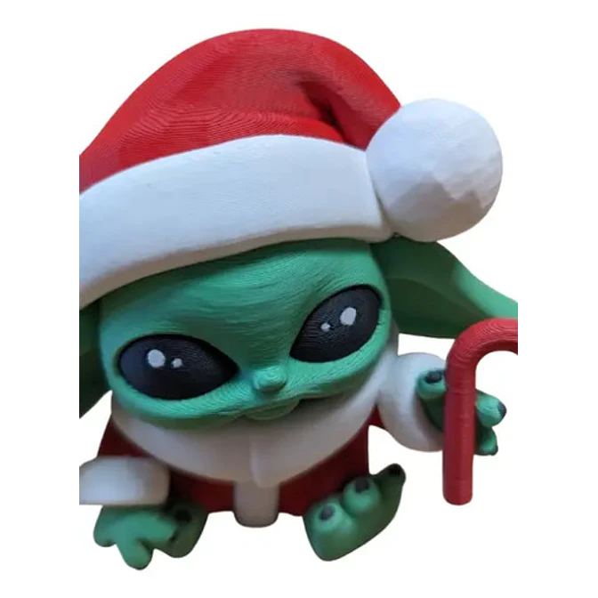 Figura Navideña - Bady Yoda Christmas 1