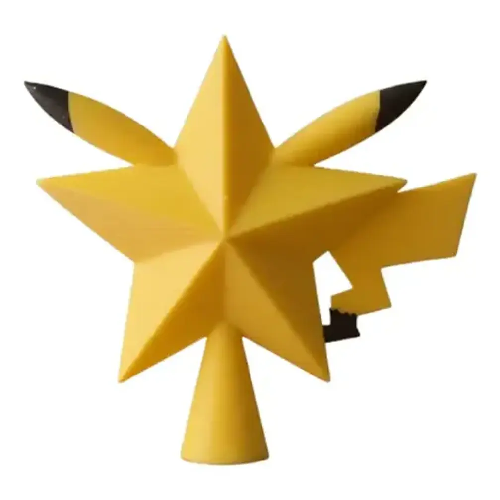 Adorno De Navidad - Estrella De Árbol Pikachu 3