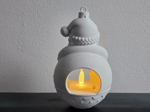 Portavelas De Papá Noel Colgable - Foto 2