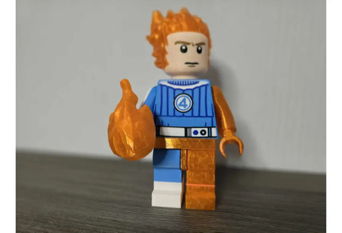 Figura Decorativa De Los Cuatro Fantásticos Antorcha Humana