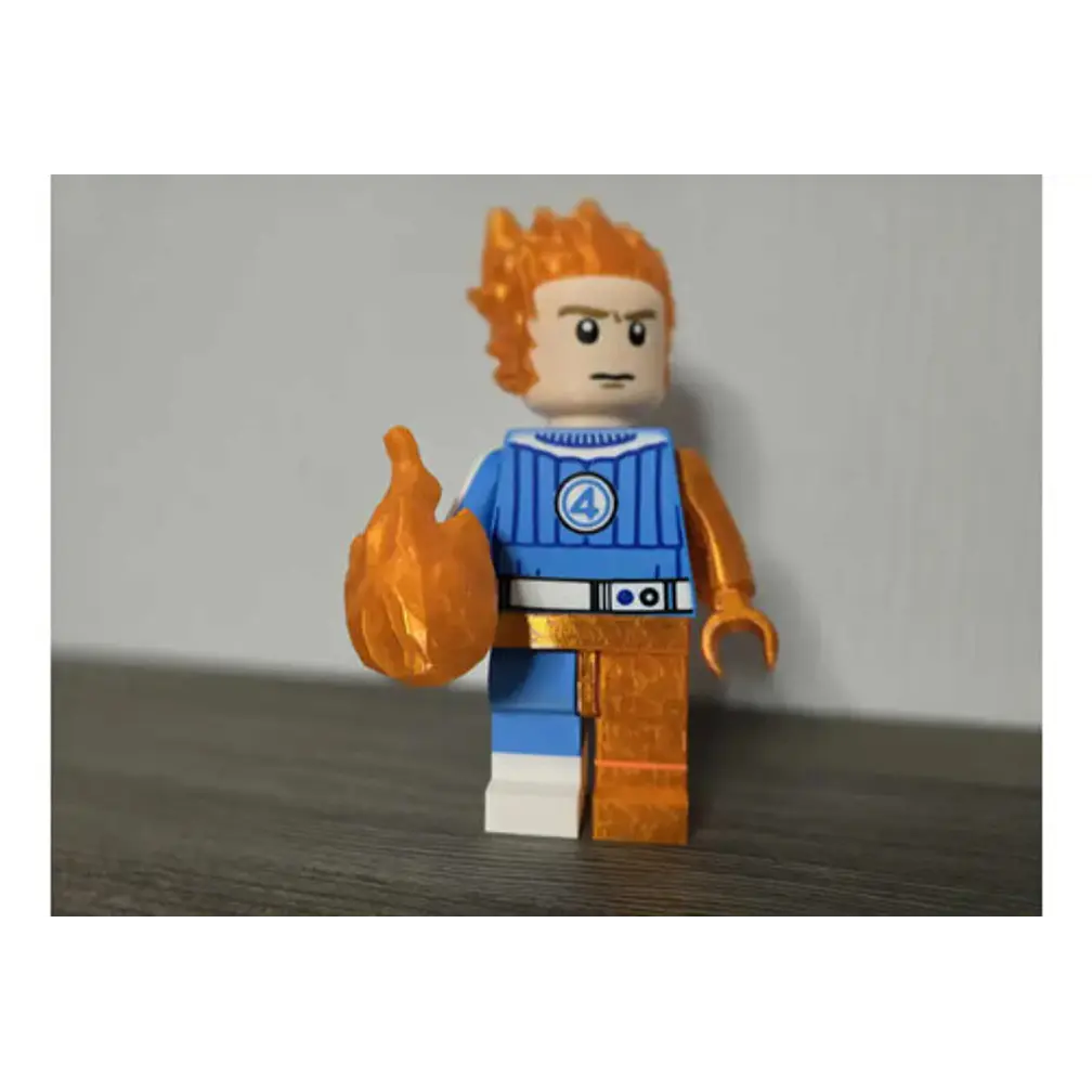 Figura Decorativa De Los Cuatro Fantásticos Antorcha Humana 1