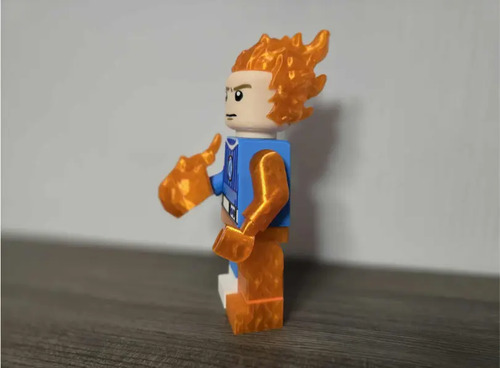 Figura Decorativa De Los Cuatro Fantásticos Antorcha Humana - Foto 2