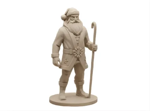 Figura Decorativa- Estatua Santa Claus Guerrero
