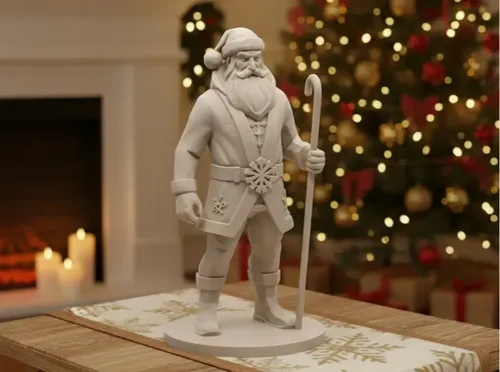 Figura Decorativa- Estatua Santa Claus Guerrero - Foto 2