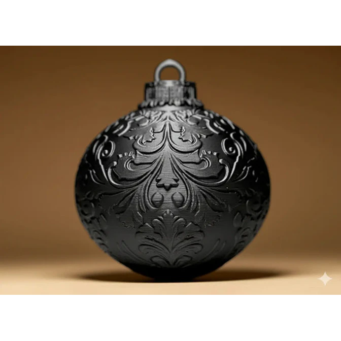 Esfera Decorativa - Relieve Clásico Navidad 2