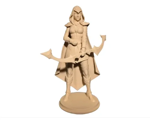 Figura Decoración- Ashe Estatua De League Of Legends