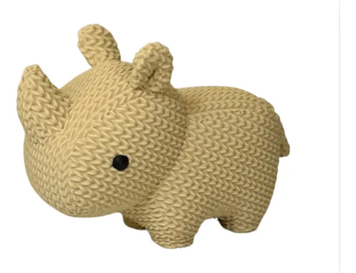 Figura Decoración- Rinoceronte Tejido