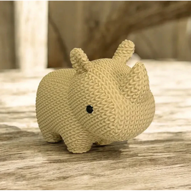 Figura Decoración- Rinoceronte Tejido 2