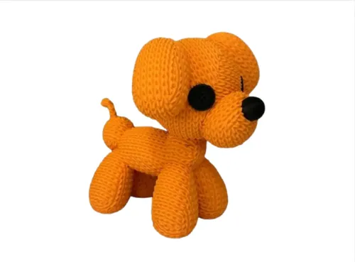 Figura Decorativa- Perro De Globo Tejido