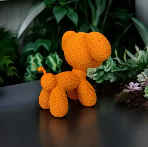 Figura Decorativa- Perro De Globo Tejido - Foto 3