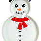 Adorno - Plato Muñeco De Nieve Para Aperitivos - Miniatura 1