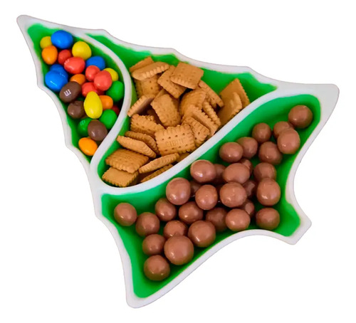 Adorno - Plato Árbol De Navidad Para Aperitivos