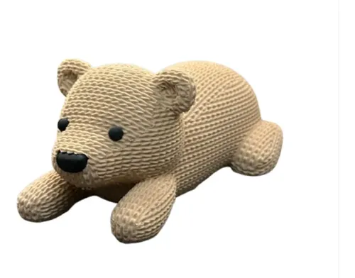 Figura Decoración- Osito De Tejido