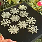 Adornos Árbol Navidad - Copos De Nieve (pack 10 Un) - Miniatura 2