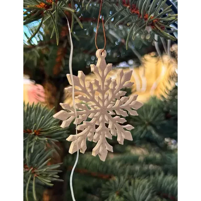 Adornos Árbol Navidad - Copos De Nieve (pack 10 Un) 3