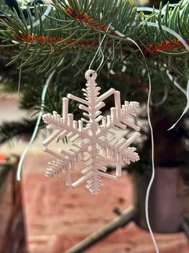 Adornos Árbol Navidad - Copos De Nieve (pack 10 Un) - Foto 4