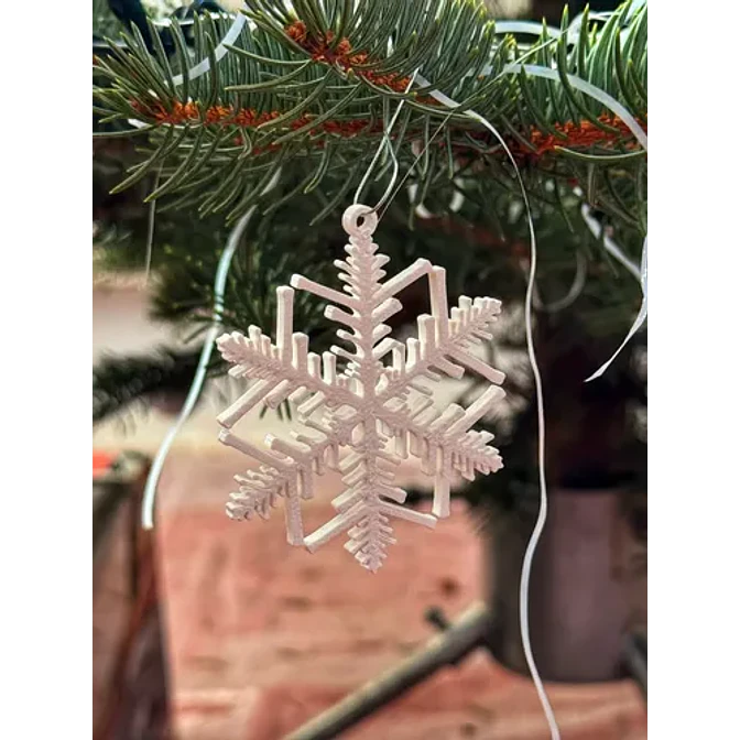 Adornos Árbol Navidad - Copos De Nieve (pack 10 Un) 4